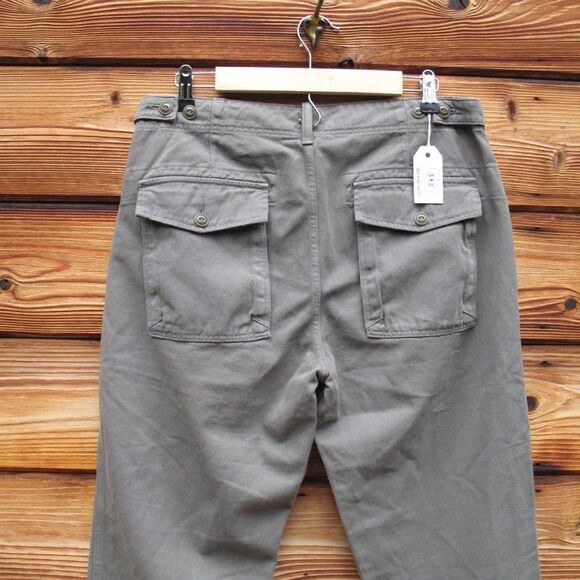 NWT Save Khaki United SKU Mens Army Green Twill Fatigue Pants 31 X 34 - Picture 6 of 9